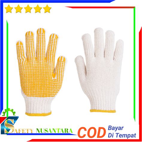 Jual Sarung Tangan Bintik Kuning Lusinan Sarung Tangan Doting Glove