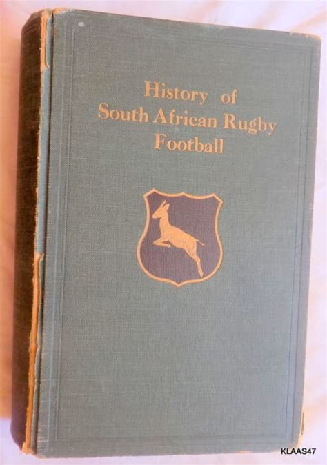 Rugby The History Of South African Rugby Football 1875 1932 Ivor D Difford Hardcover 1933