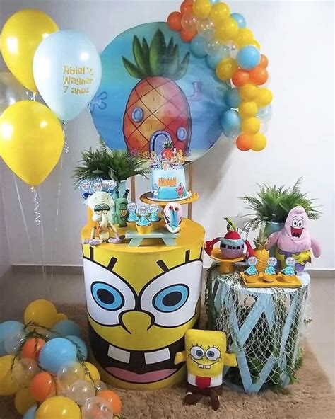 Spongebob Birthday Party Baby Birthday Birthday Cake All Things New