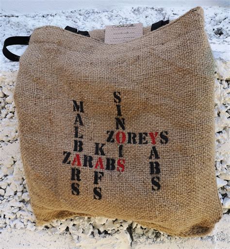 Cabas Goni Ethnies réunionnaises Toile de jute recyclée Artisanat