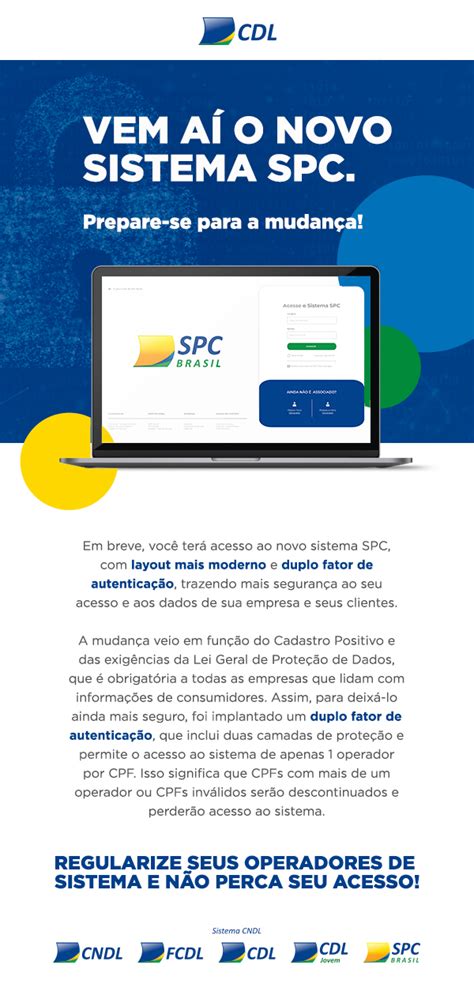 SPC em Foco Vem aí o novo sistema do SPC ACIP CDL