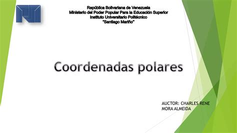 Matematica Coordenadas Polares PPT