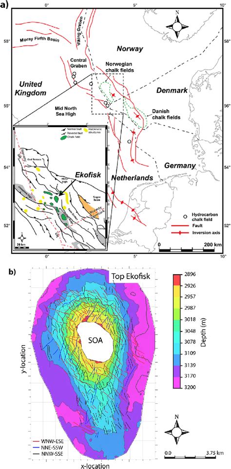 Location And Geometry Of The Ekofisk Field A Geographical Map Of The