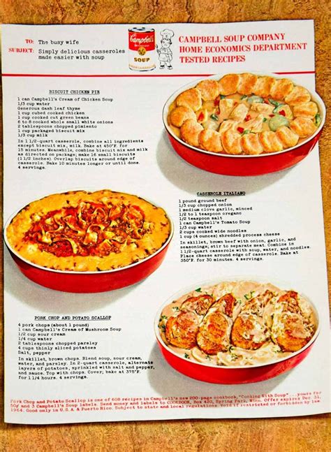 Chicken Casserole Campbell Soup Recipes / How to Make Chicken Casserole with Campbell's Soup ...