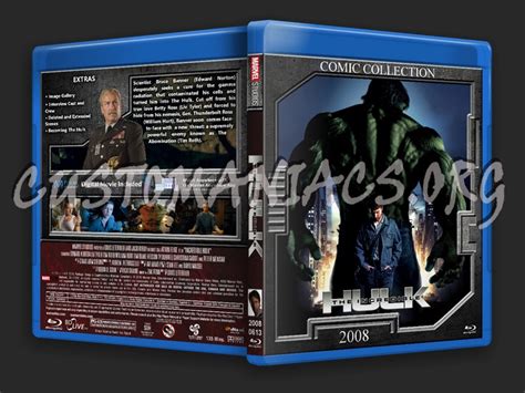 Incredible Hulk Blu Ray Cover Dvd Covers And Labels By Customaniacs Id