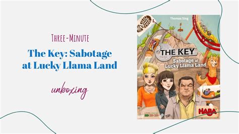 The Key Sabotage At Lucky Llama Land Minute Unboxing Youtube