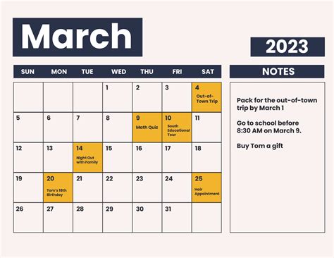 Google Calendar March 2023 - Get Calendar 2023 Update