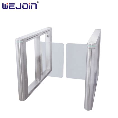 High Security Waist Height Pedestrian Swing Turnstile Barrier Gate