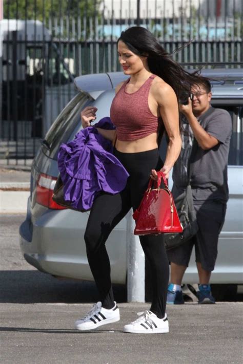 Nikki Bella Leaves Her Dance Workout 02 Gotceleb