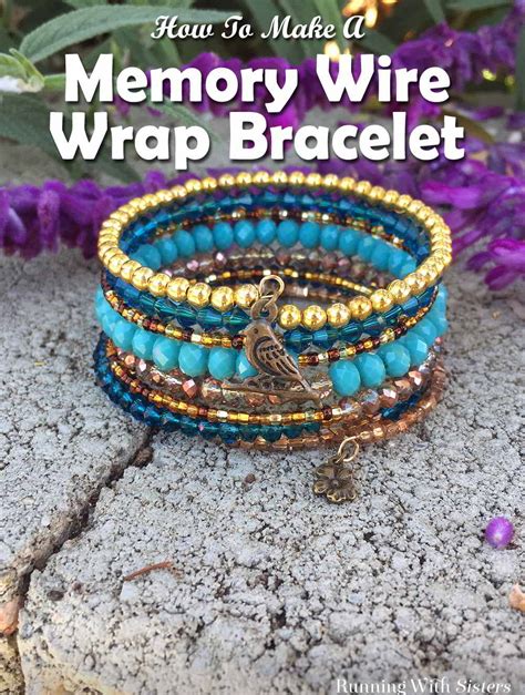 How To Make A Memory Wire Wrap Bracelet Running With Sisters