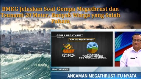 Potensi Gempa Megathrust Selatan Jawa Begini Penjelasan Dari Bmkg