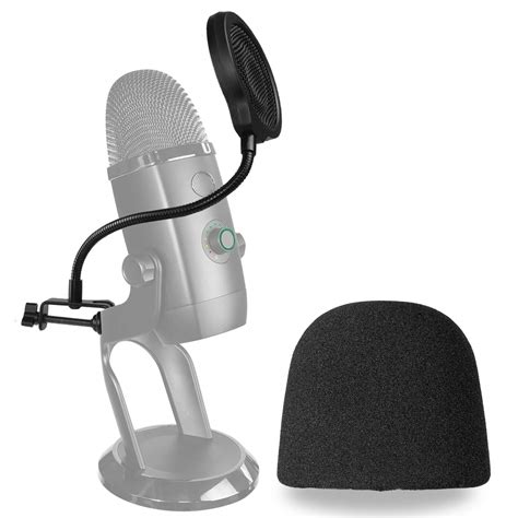 Amazon Yeti X Mic Pop Filter With Foam Windscreen 4 Inch 3