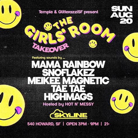 The Girls Room Takeover Skyline Rooftop Party Tickets At Temple