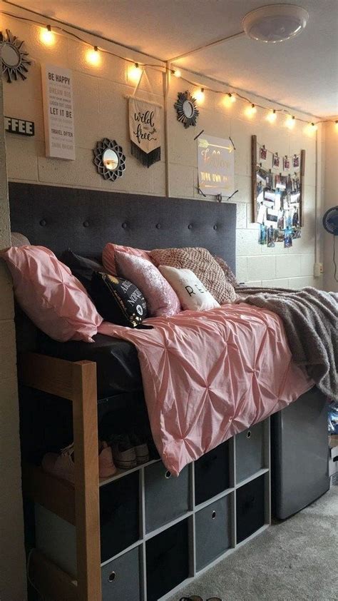 44 Efficient Dorm Room Organization Ideas In 2020 Dorm Room