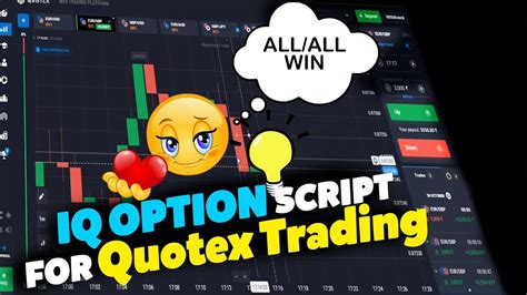 Quotex Iq Option Script Script For Quotex Trading Script For Quotex