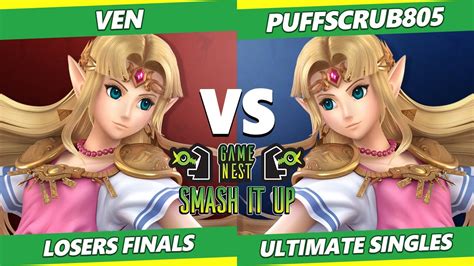 Smash It Up 30 Losers Finals Ven Zelda Vs Puffscrub805 Zelda