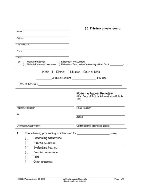 Motion For Virtual Appearance Fill Out Sign Online Dochub