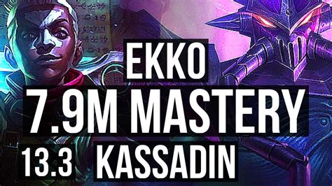 Ekko Vs Kassadin Mid M Mastery Games Legendary Euw