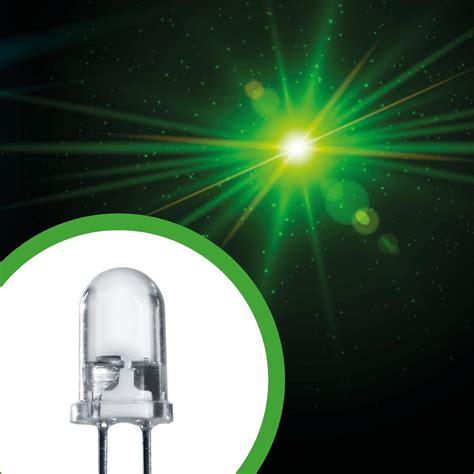 Lumetheus LED Diodes électroluminescentes 5mm couleur Vert Ultra