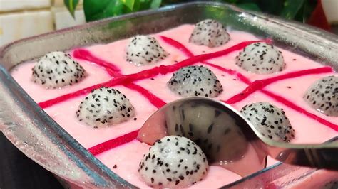 ড্রাগন ফলের অজানার রেসিপিdragon Fruit Dessertdragon Fruit Recipe