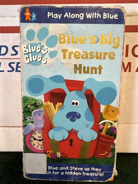 Blues Clues Blues Big Treasure Hunt Vhs Grelly Usa