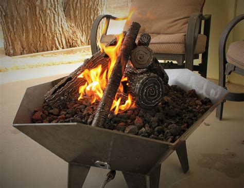Steel Logs Fire Pit Set Fire Pit Logs Metal Logs Etsy
