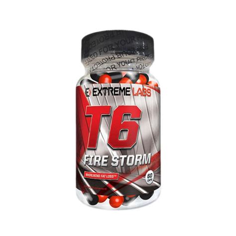 Buy Extreme Labs T6 Fire Storm 90 Capsules London Supplements