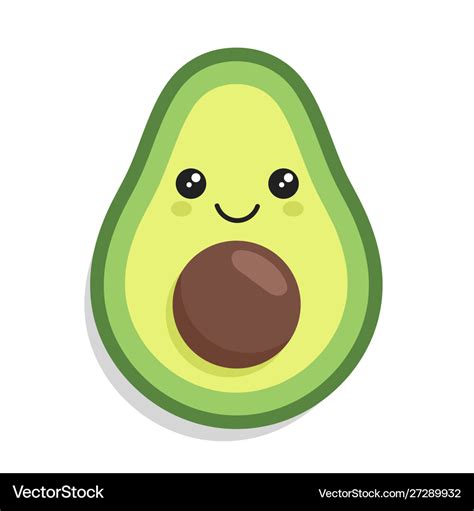 Cute Avocado Vector Images Over 8 400