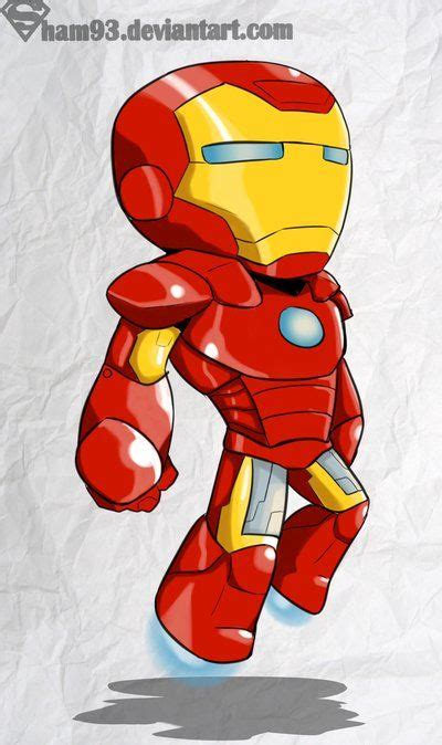 Iron Man Drawing Iron Man Cartoon Chibi Marvel