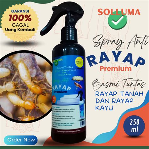 Jual Spray Semprot Cairan Pembasmi Anti Rayap Ratu Kayu Rayap Tanah Dan