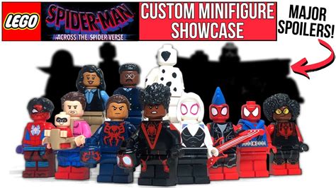 LEGO Spider Man Across The Spider Verse Custom Minifigure Showcase