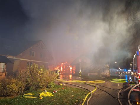 Gro Brand Einer Lagerhalle In Klein Mariazell Monatsrevue