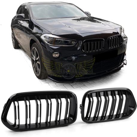 Grille De Calandre Sport Double Barre Performance Brillante Pour Bmw X