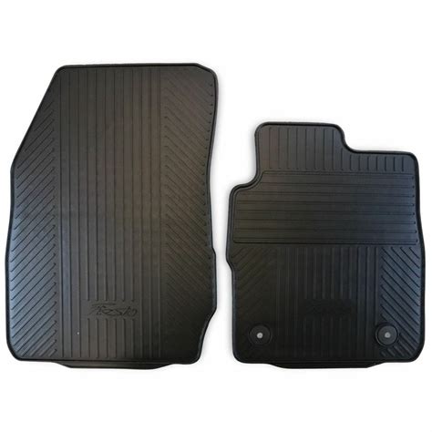 Genuine Ford Fiesta Mk7 Front Rubber Contoured Car Floor Mats 2012 2019