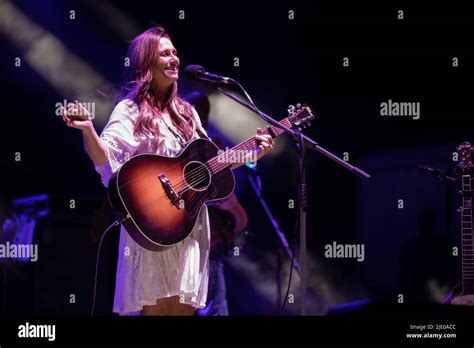 Australian singer songwriter Kasey Chambers performs live with her band