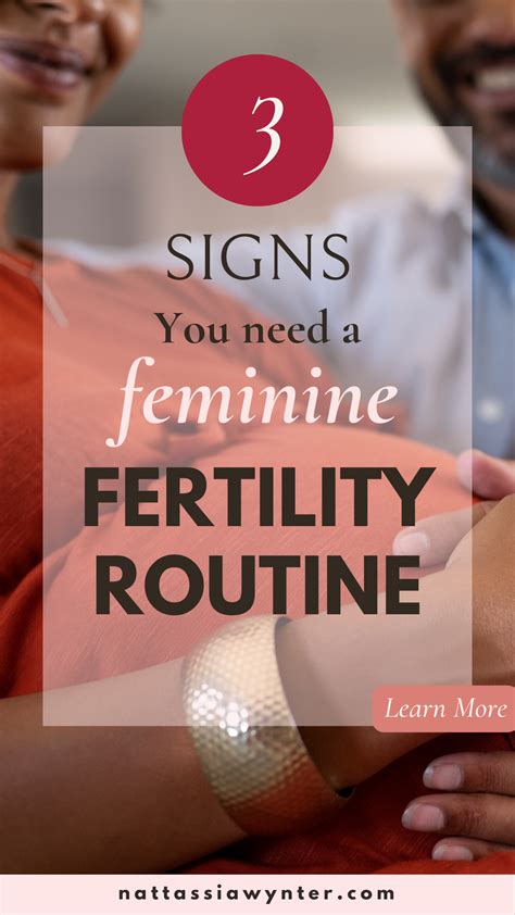 3 Signs You Need A Feminine Fertility Routine Nattassia Wynter