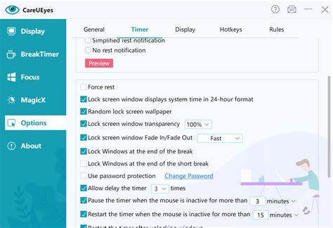 Break Timer - CareUEyes