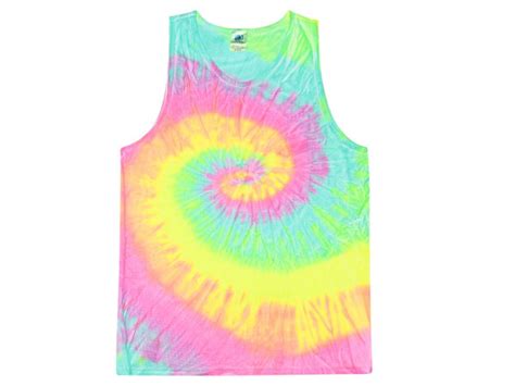 Minty Rainbow Tie Dye Tank Tops Adult Zandys Bargains Tie Dye