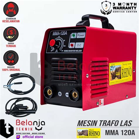 Jual Mesin Travo Las Rhino 120 A 900 Watt Mesin Las Inverter Rhino 120A