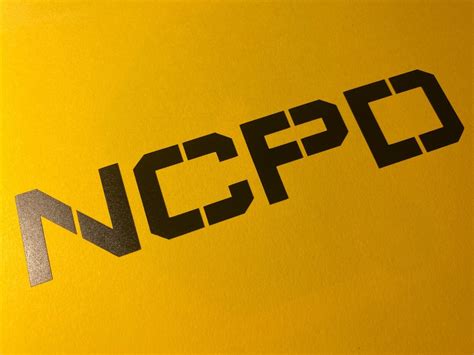 Vinyl Sticker Ncpd Logo Cyberpunk Ebay