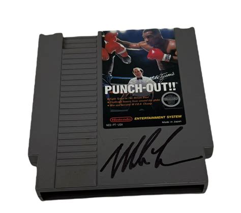 Mike Tyson Signed Mike Tyson S Punch Out Nes Game Cartridge