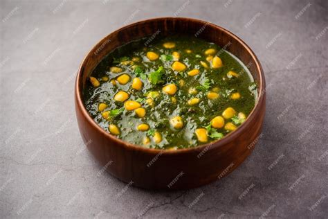 Premium Photo Palak Sweet Corn Sabzi Also Known As Spinach Makai Curry Sabji North Indian Main