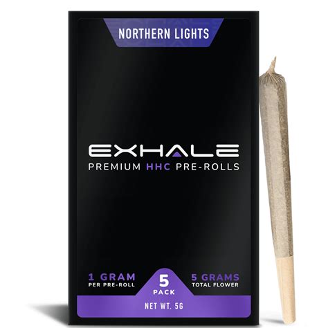 Hhc Pre Rolls Northern Lights 5 Pack Exhale Wellness