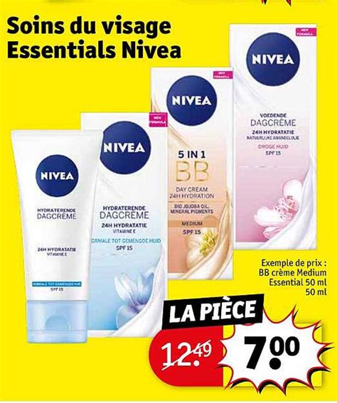 Promo Soins De Visage Essentials Nivea Chez Kruidvat Icatalogue Fr