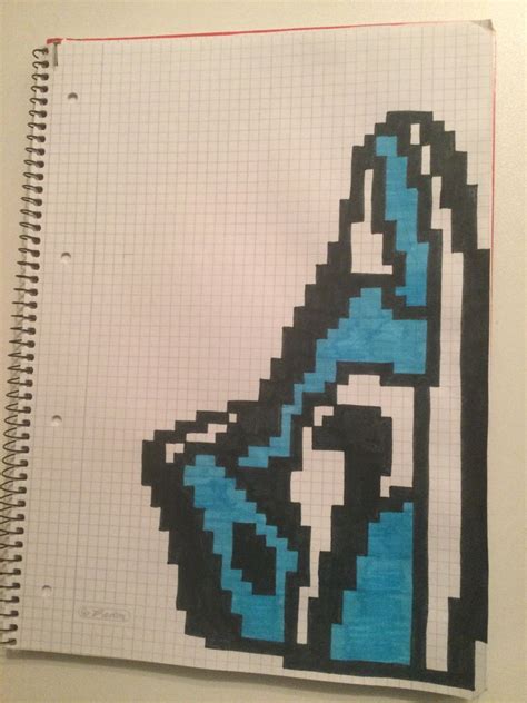 Dibujos En Cuadricula Arte De Pixel Nike Schuh