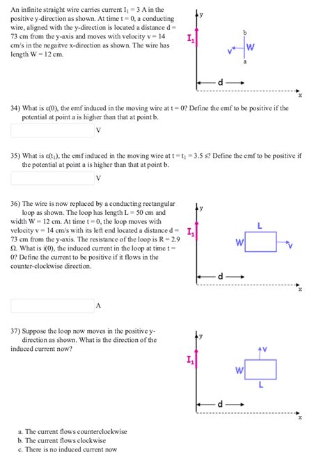 Solved An Infinite Straight Wire Carries Current I A In Chegg