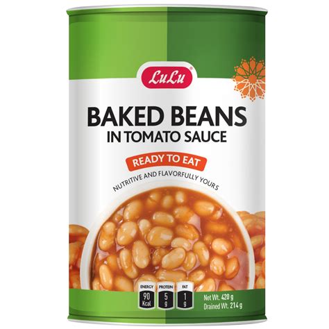 Lulu Baked Beans In Tomato Sauce 420g Online At Best Price Canned