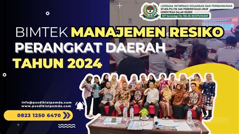 Jadwal Bimbingan Teknis Manajemen Resiko Perangkat Daerah OPD 2024