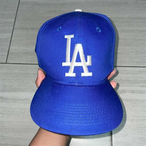 Logo 7 × Vintage Los Angeles Dodgers Logo 7 90s Snapb… - Gem