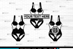 Lingerie SVG Monogram Bras Svg Graphic By Pixel Elites Creative Fabrica